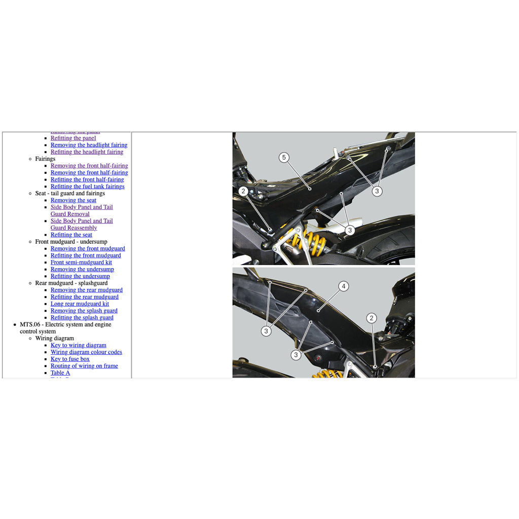 DUCATI MULTISTRADA 1200S (2013-2014) SERVICE WORKSHOP MANUAL + PARTS CATALOGUE + OWNER'S MANUAL