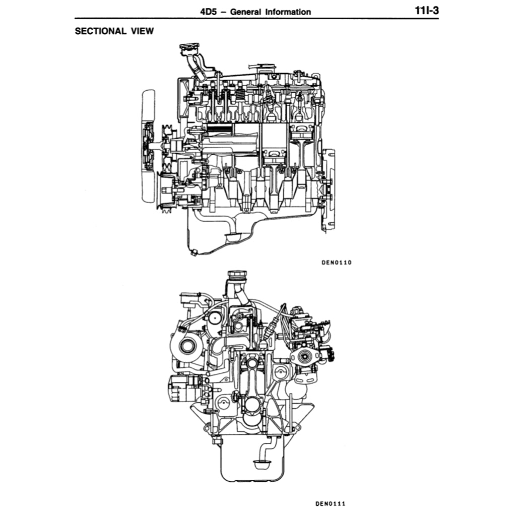 MITSUBISHI DELICA L400 (1994-2007) SERVICE WORKSHOP MANUAL