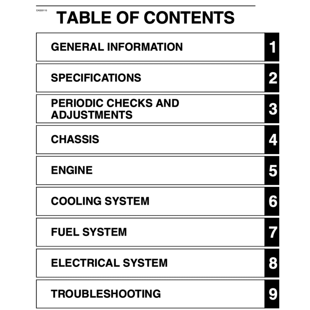 YAMAHA YZF-R6 (V) (2006-2007) SERVICE WORKSHOP MANUAL + PARTS CATALOGUE + OWNER'S MANUAL