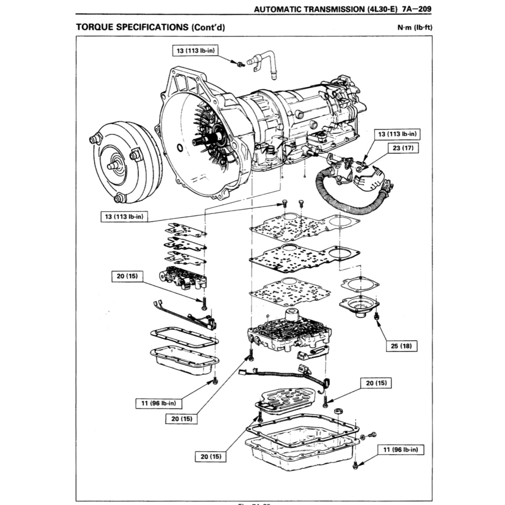 ISUZU TROOPER UX (1994-1997) SERVICE WORKSHOP MANUAL