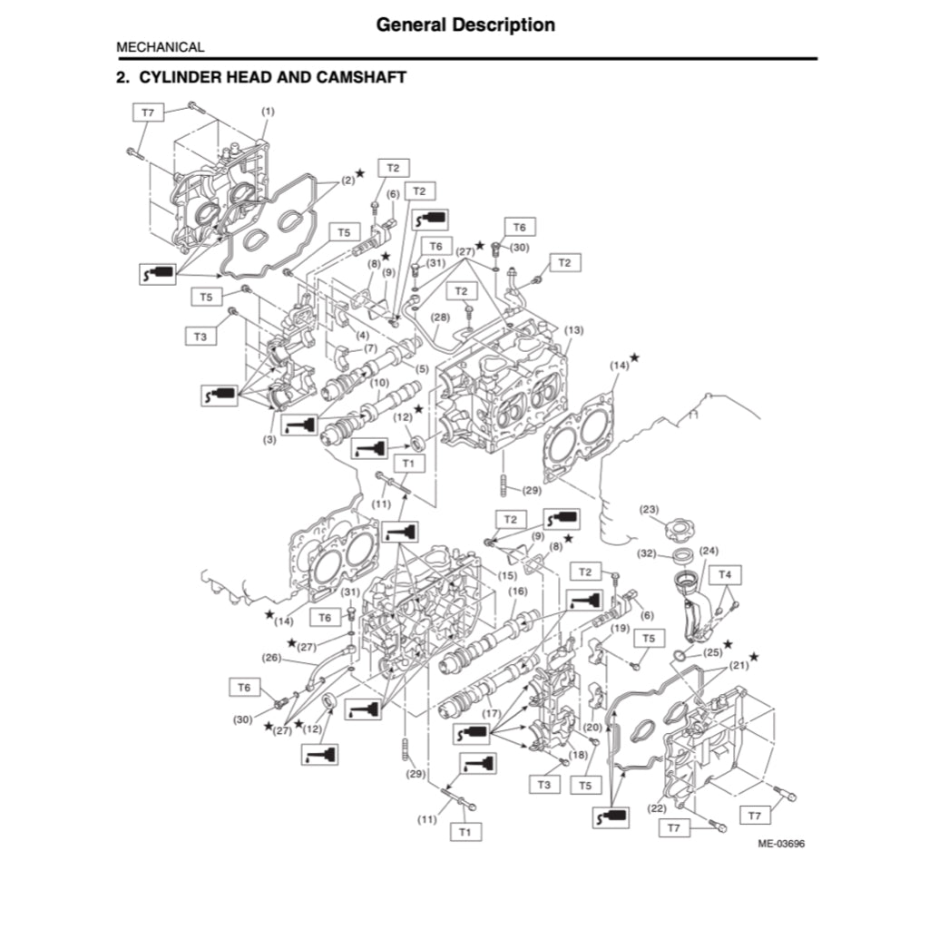 SUBARU LEGACY BL/BP (2003-2009) SERVICE WORKSHOP MANUAL