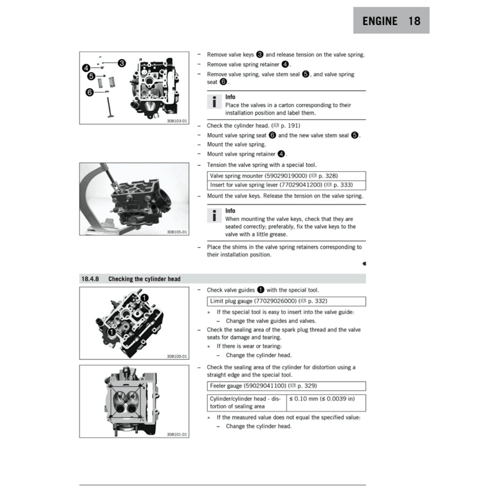 KTM DUKE 390 (2013-2018) SERVICE WORKSHOP MANUAL + PARTS CATALOGUE + OWNER'S MANUAL