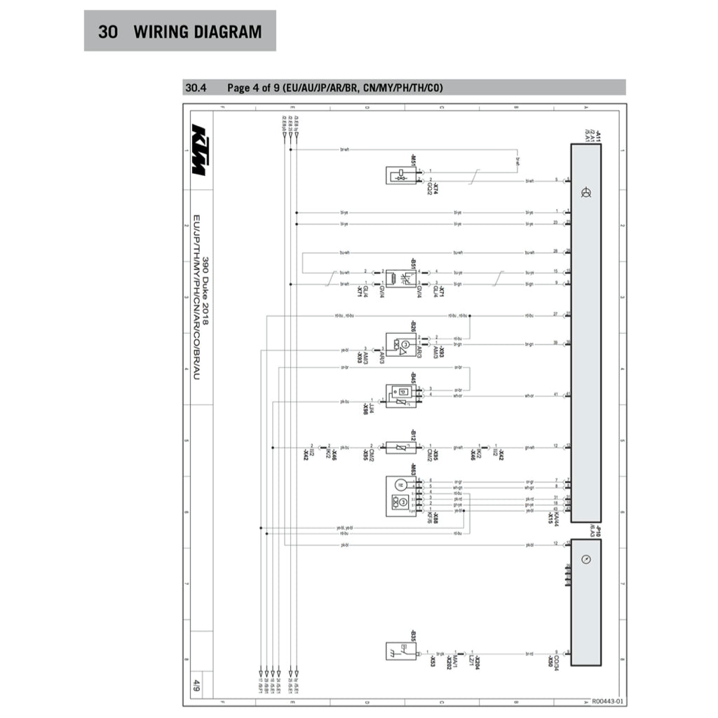 KTM DUKE 390 (2013-2018) SERVICE WORKSHOP MANUAL + PARTS CATALOGUE + OWNER'S MANUAL