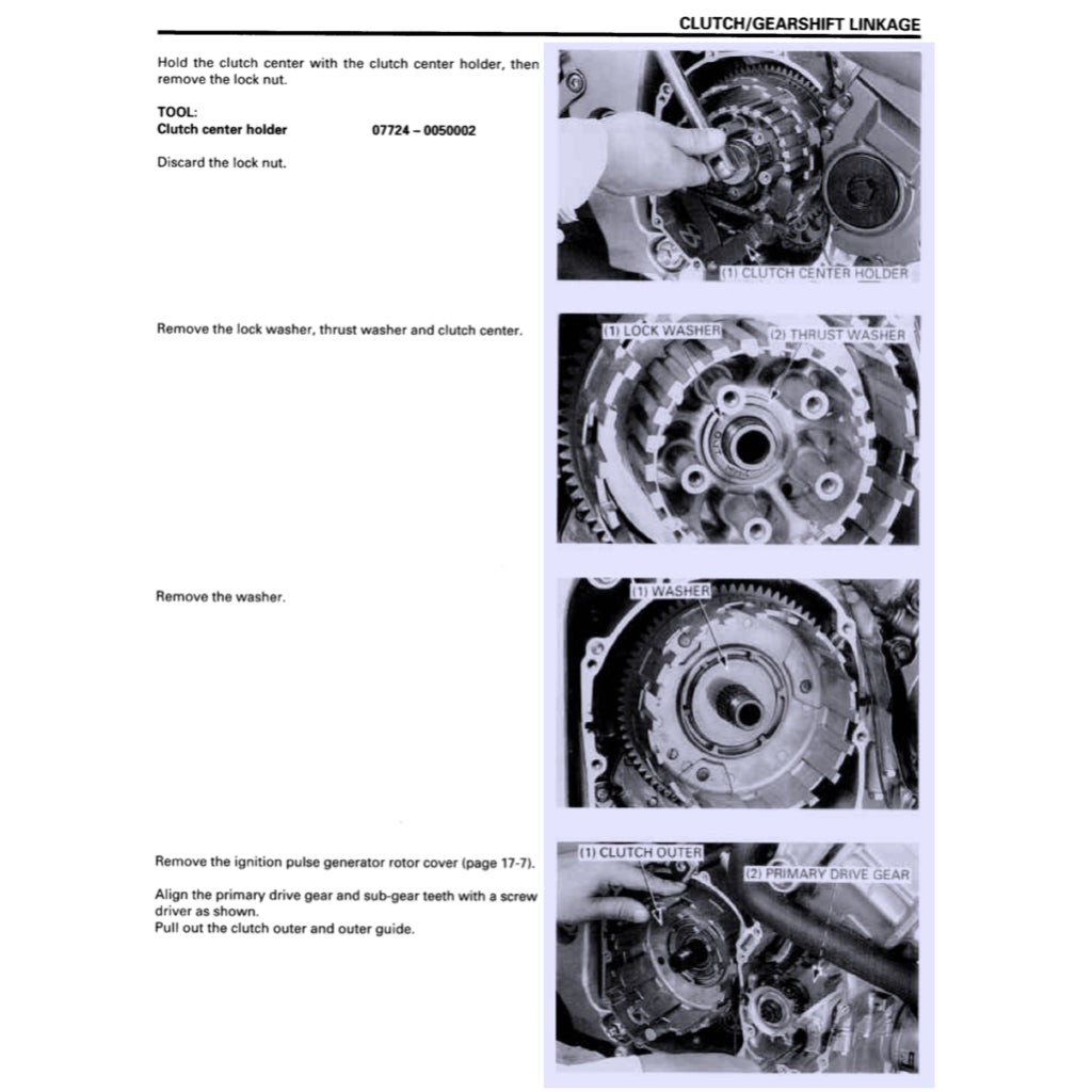 HONDA CBR900RR FIREBLADE SC33 (1996-1998) SERVICE WORKSHOP MANUAL + PARTS CATALOGUE + OWNER'S MANUAL