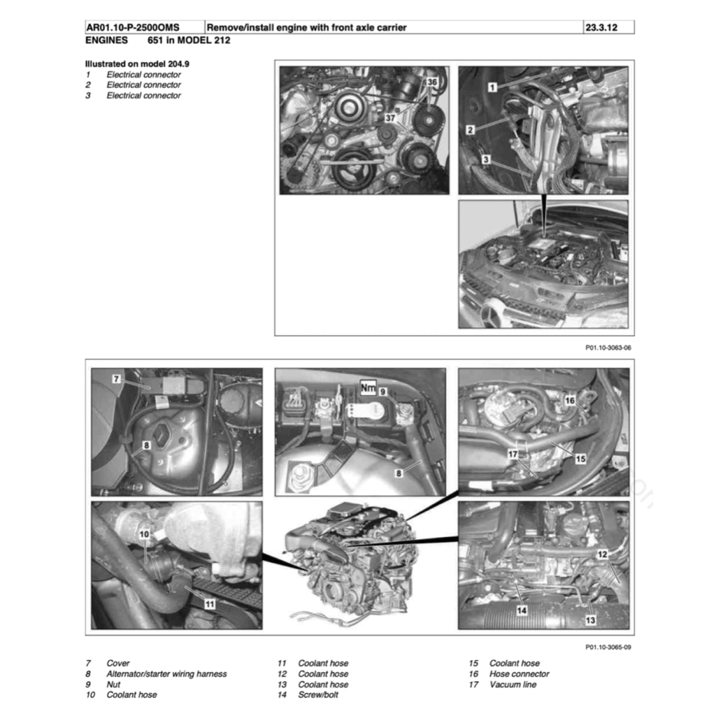 MERCEDES BENZ ENGINE OM651 SERVICE REPAIR MANUAL
