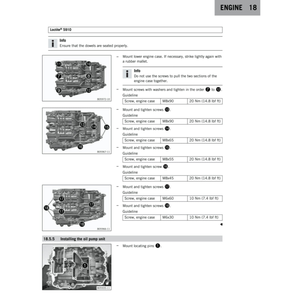 KTM DUKE 790 (2018-2020) SERVICE WORKSHOP MANUAL + PARTS CATALOGUE + OWNER'S MANUAL