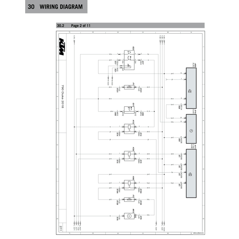 KTM DUKE 790 (2018-2020) SERVICE WORKSHOP MANUAL + PARTS CATALOGUE + OWNER'S MANUAL