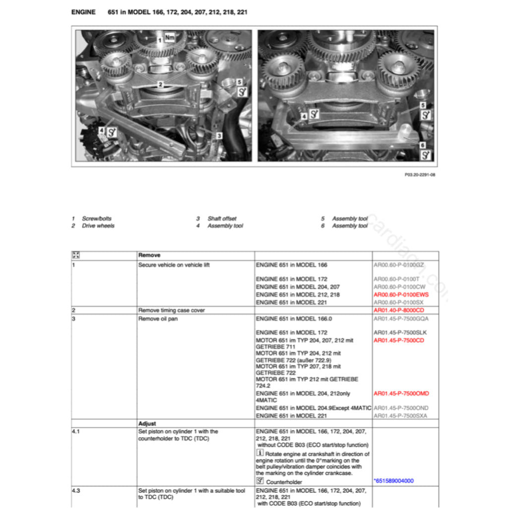 MERCEDES BENZ ENGINE OM651 SERVICE REPAIR MANUAL