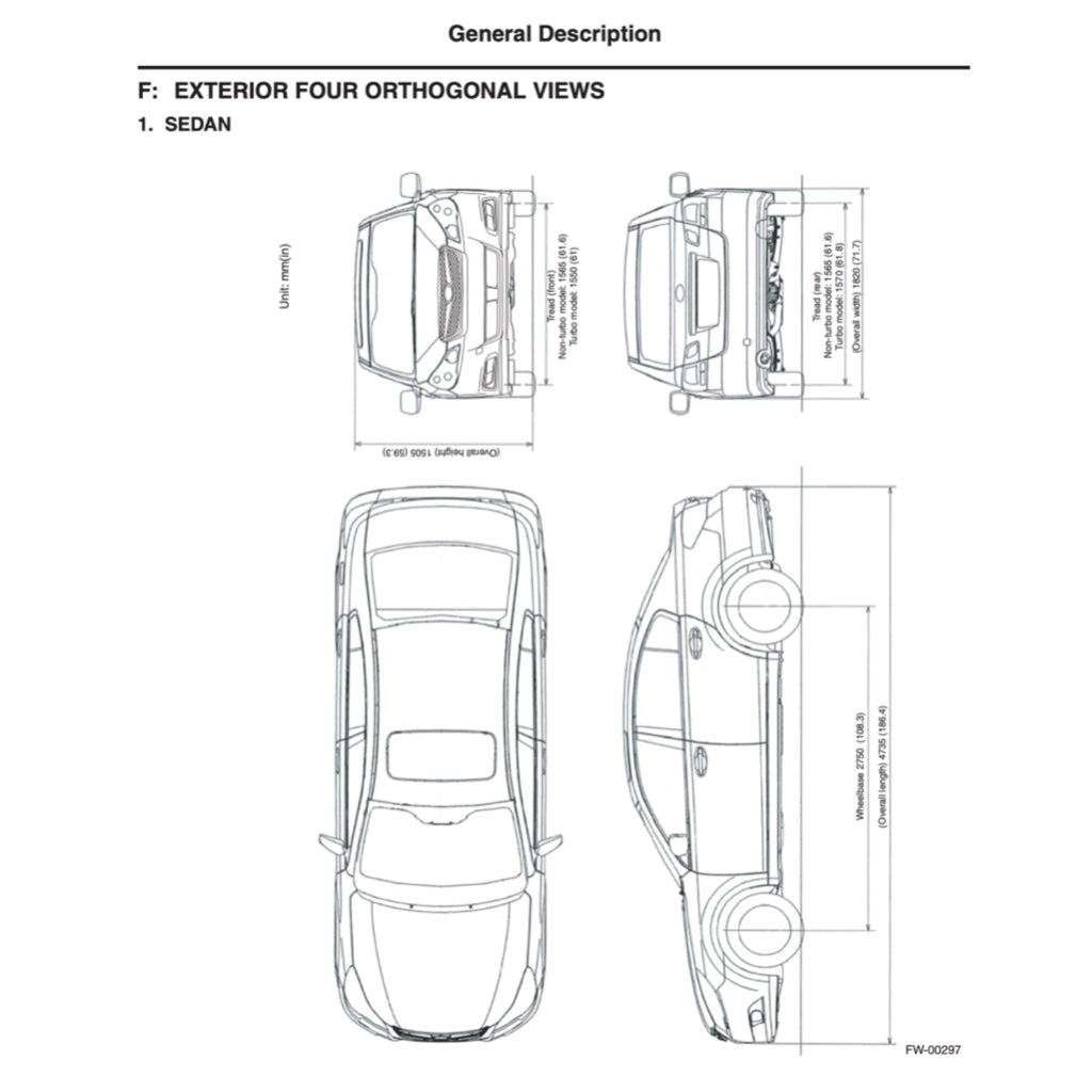 SUBARU LEGACY BM (2009-2014) SERVICE WORKSHOP MANUAL