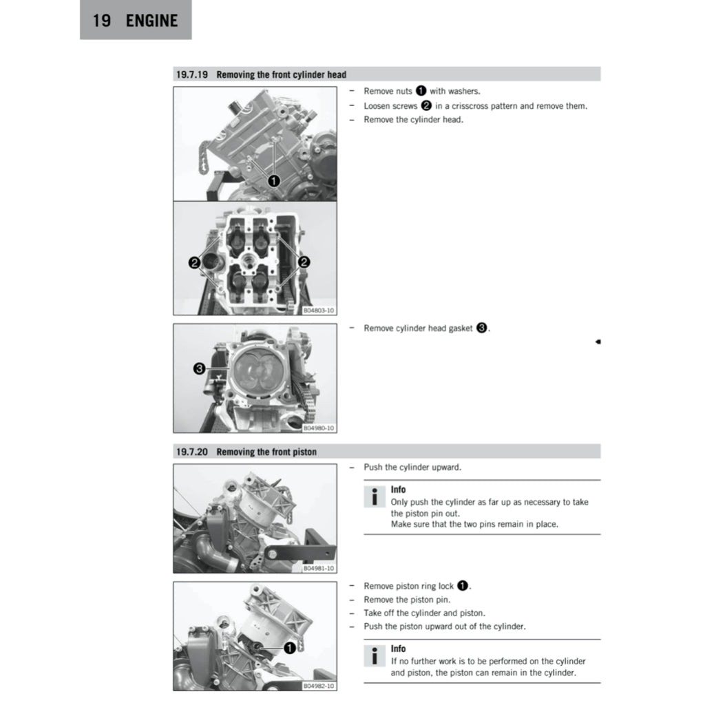 KTM 1290 SUPER ADVENTURE (2015-2020) SERVICE WORKSHOP MANUAL + PARTS CATALOGUE + OWNER'S MANUAL
