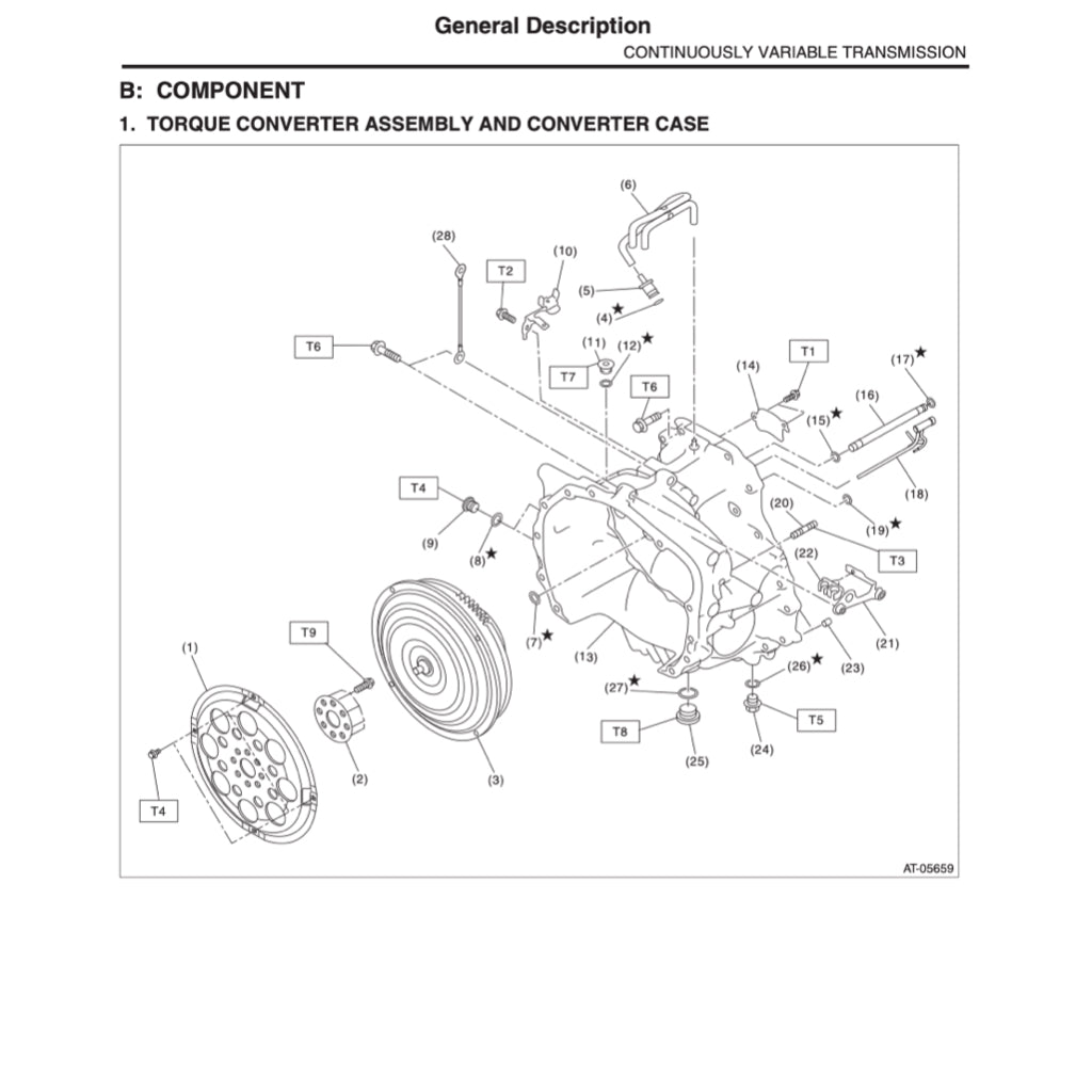 SUBARU LEGACY BM (2009-2014) SERVICE WORKSHOP MANUAL