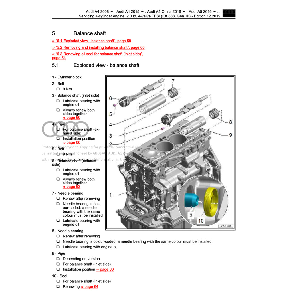 Audi Q5 8R (2008-2017) FACTORY SERVICE WORKSHOP MANUAL