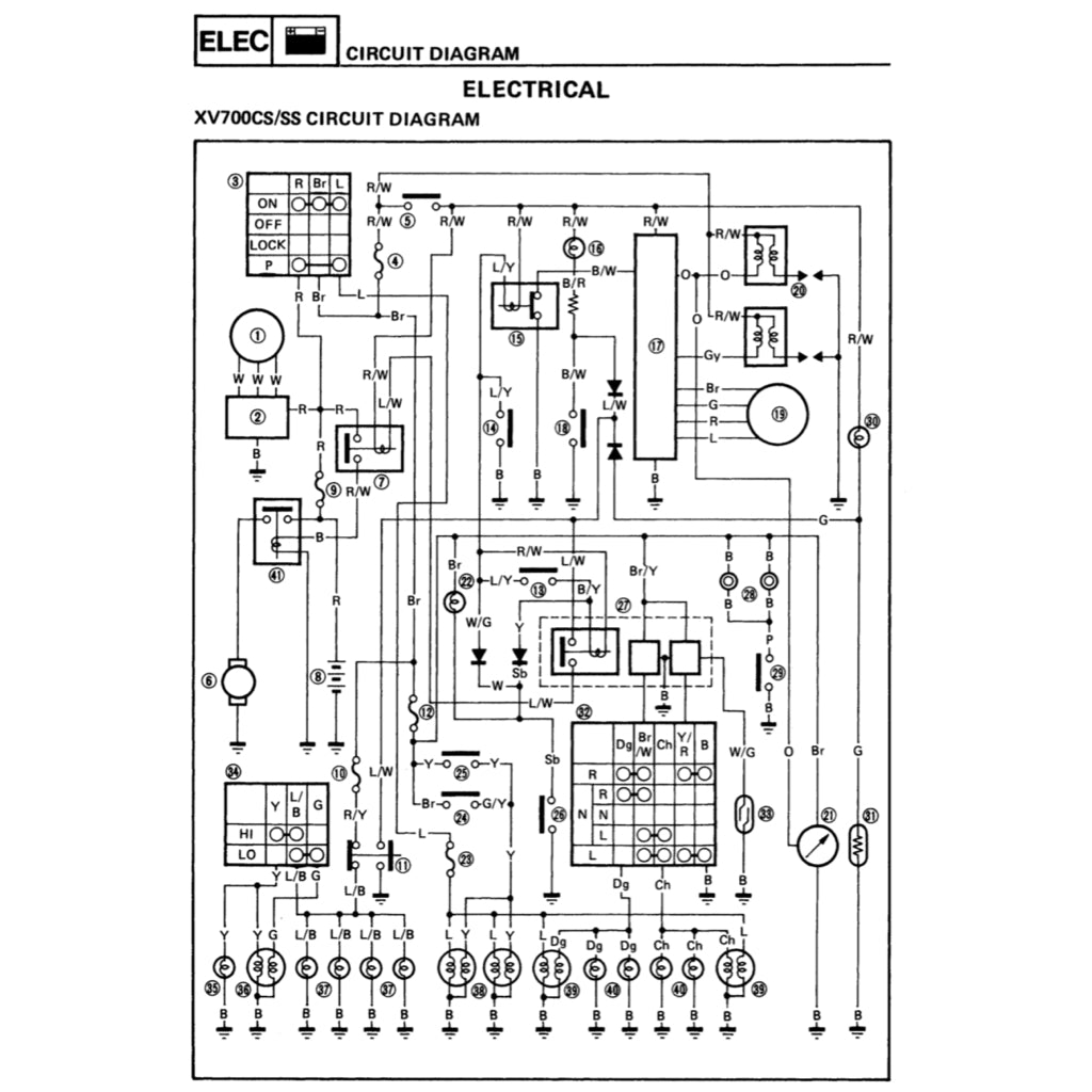 YAMAHA VIRAGO XV 700/750/1000/1100 (1985-1999) SERVICE WORKSHOP MANUAL + OWNER'S MANUAL