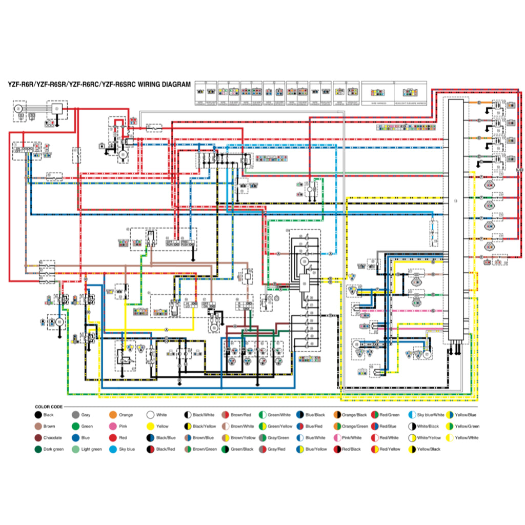 YAMAHA YZF-R6 (2003-2005) SERVICE WORKSHOP MANUAL + PARTS CATALOGUE + OWNER'S MANUAL
