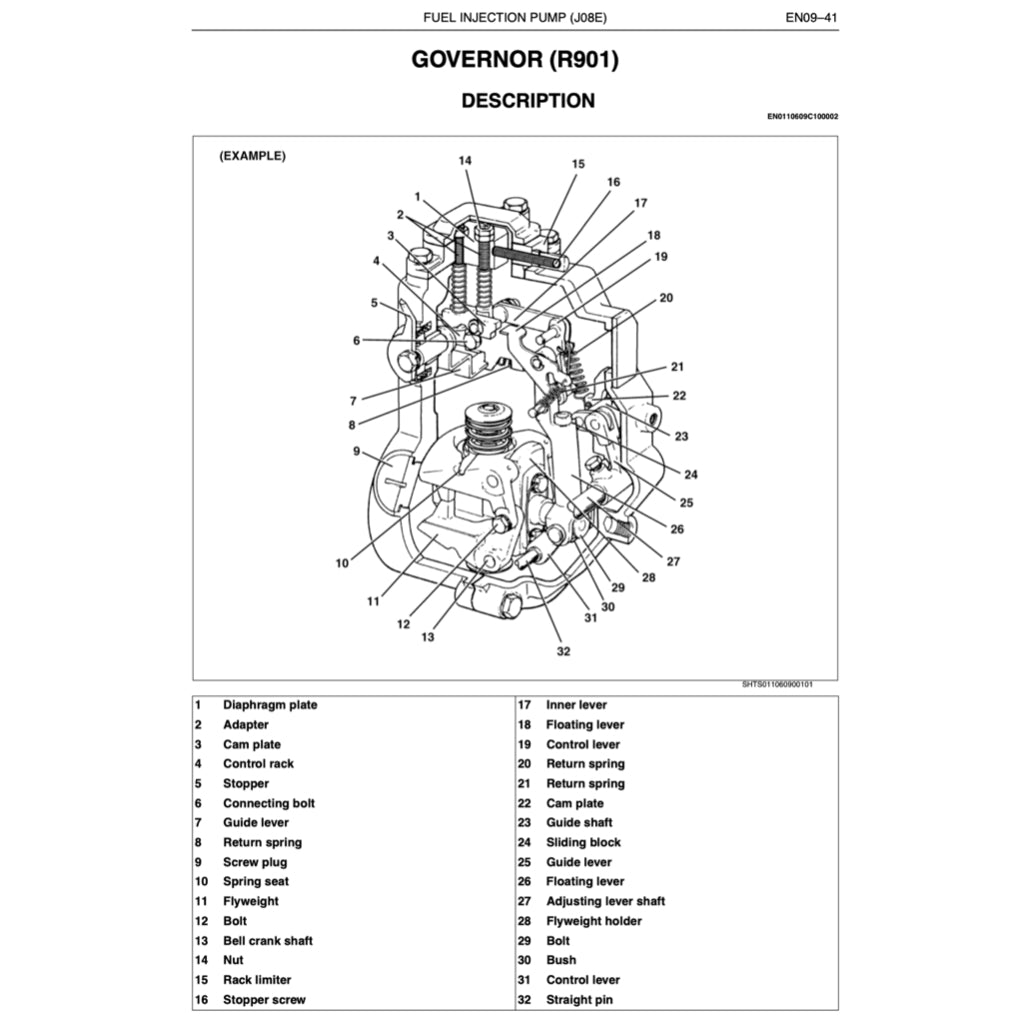 HINO ENGINE J08E-TI/VB/VC WORKSHOP SERVICE REPAIR MANUAL