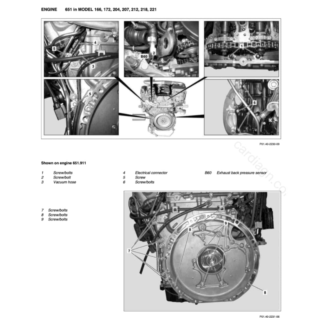MERCEDES BENZ ENGINE OM651 SERVICE REPAIR MANUAL