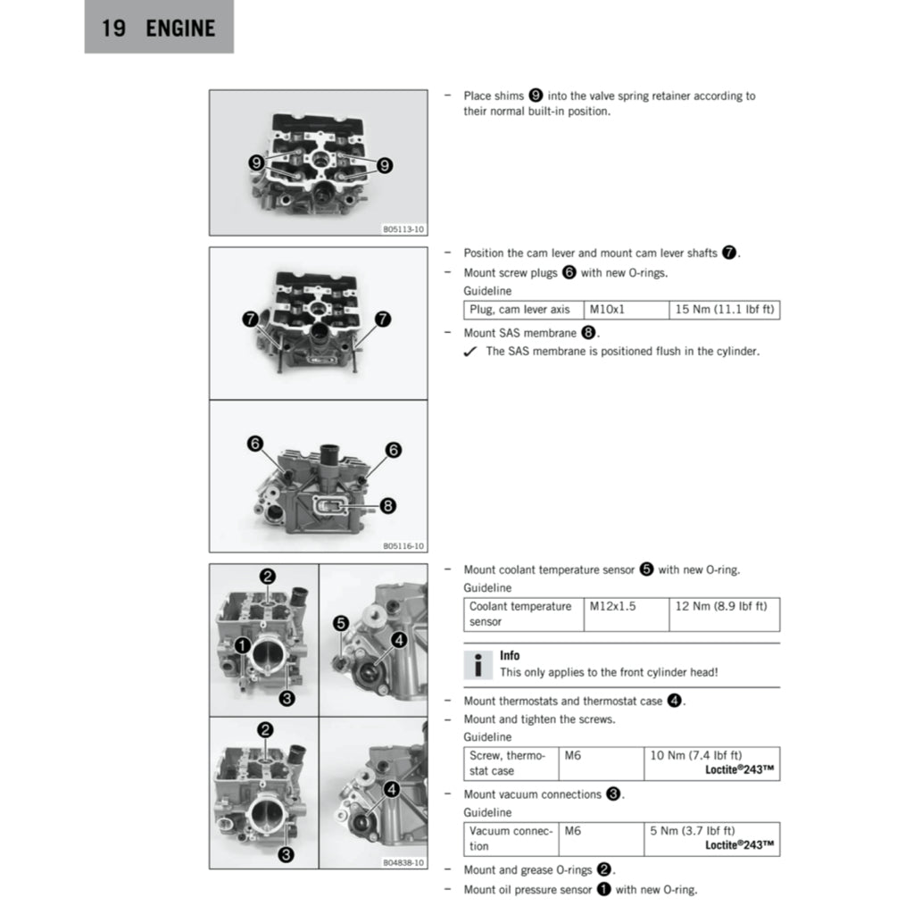 KTM 1290 SUPER ADVENTURE (2015-2020) SERVICE WORKSHOP MANUAL + PARTS CATALOGUE + OWNER'S MANUAL
