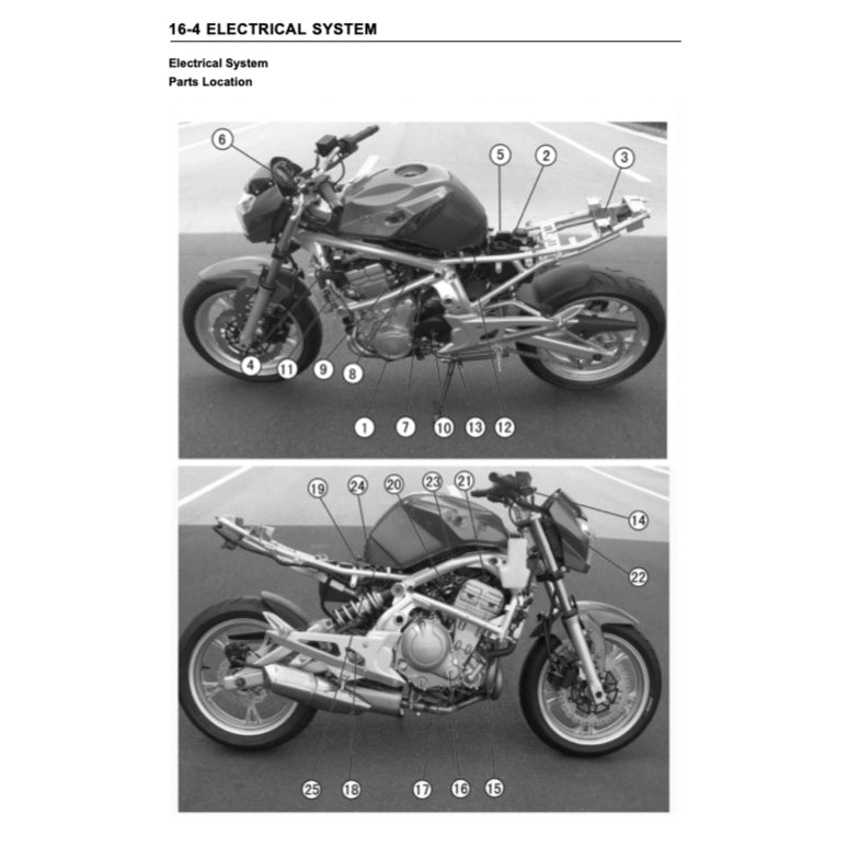 CFMOTO 650NK CF650 (2013-2016) SERVICE WORKSHOP MANUAL + OWNER'S MANUAL