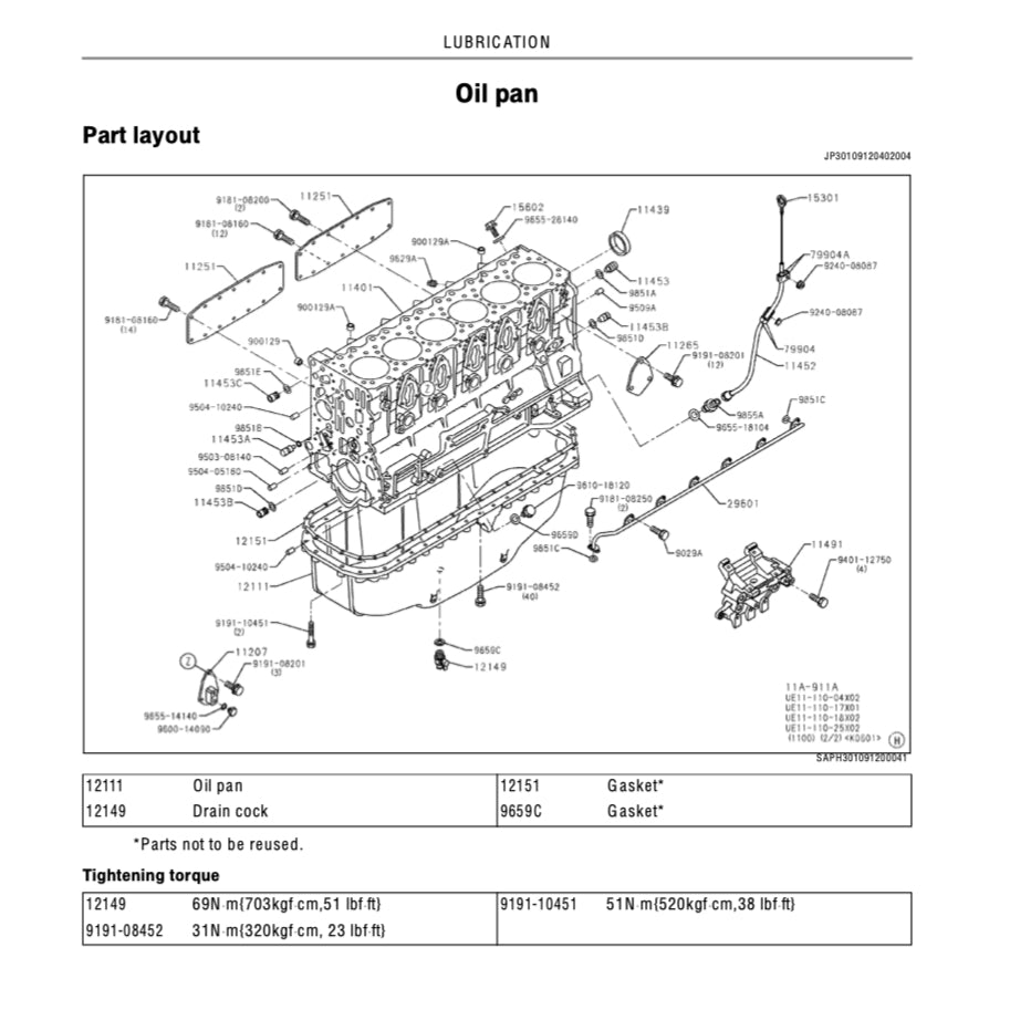 HINO ENGINE P11C WORKSHOP SERVICE REPAIR MANUAL + PARTS CATALOGUE