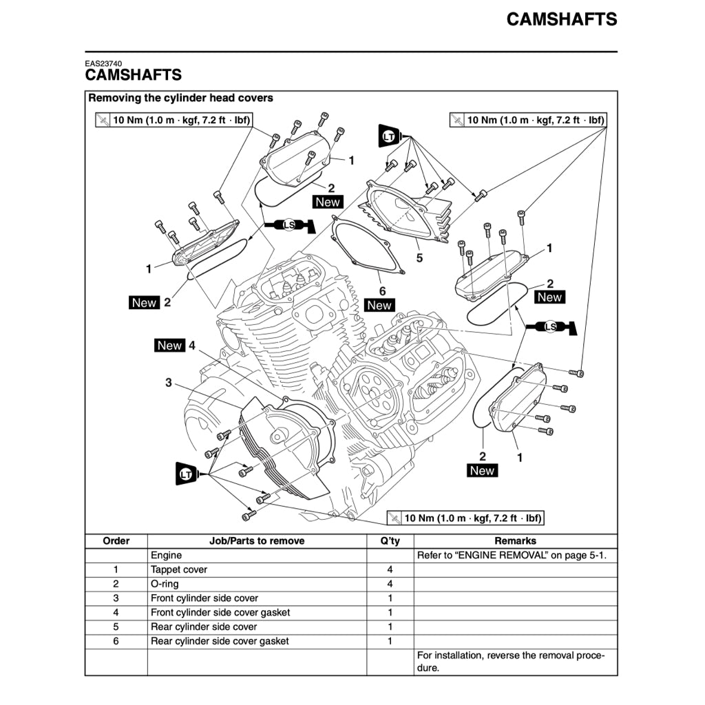 YAMAHA XVS950 MIDNIGHT STAR (2009-2015) SERVICE WORKSHOP MANUAL + OWNER'S MANUAL