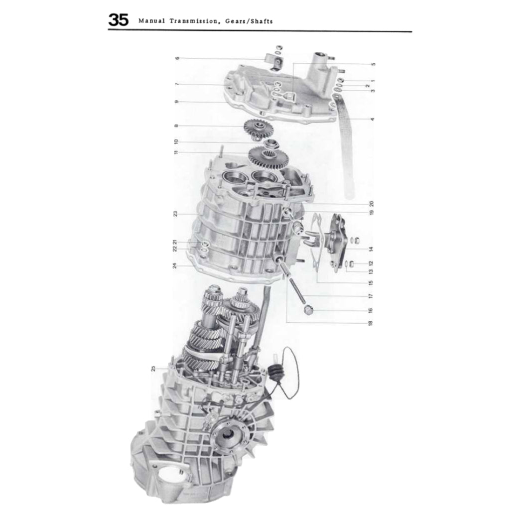PORSCHE 911 930 T (1975-1987) SERVICE WORKSHOP MANUAL + PARTS CATALOGUE