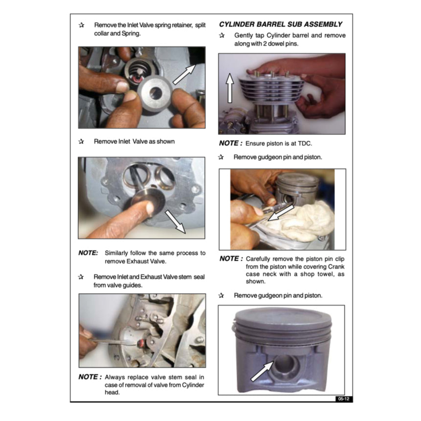 ROYAL ENFIELD BULLET CLASSIC C5 (2009-2021) SERVICE WORKSHOP MANUAL + PARTS CATALOGUE
