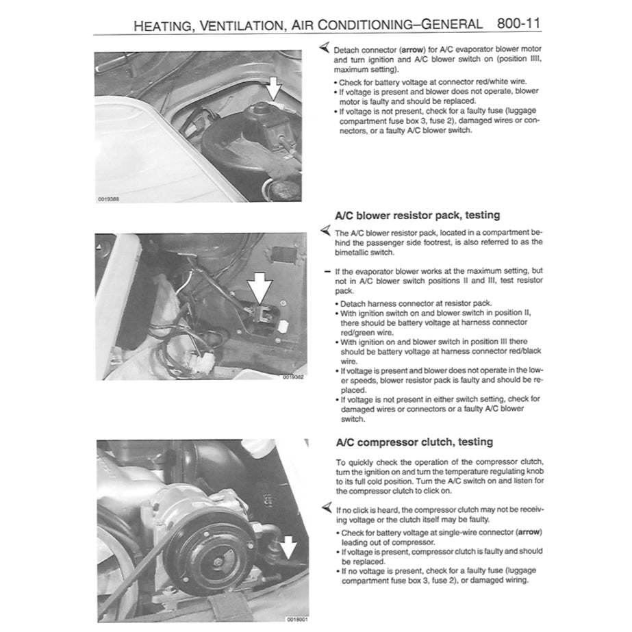 PORSCHE 911 CARRERA (1984-1989) SERVICE WORKSHOP MANUAL + PARTS CATALOGUE