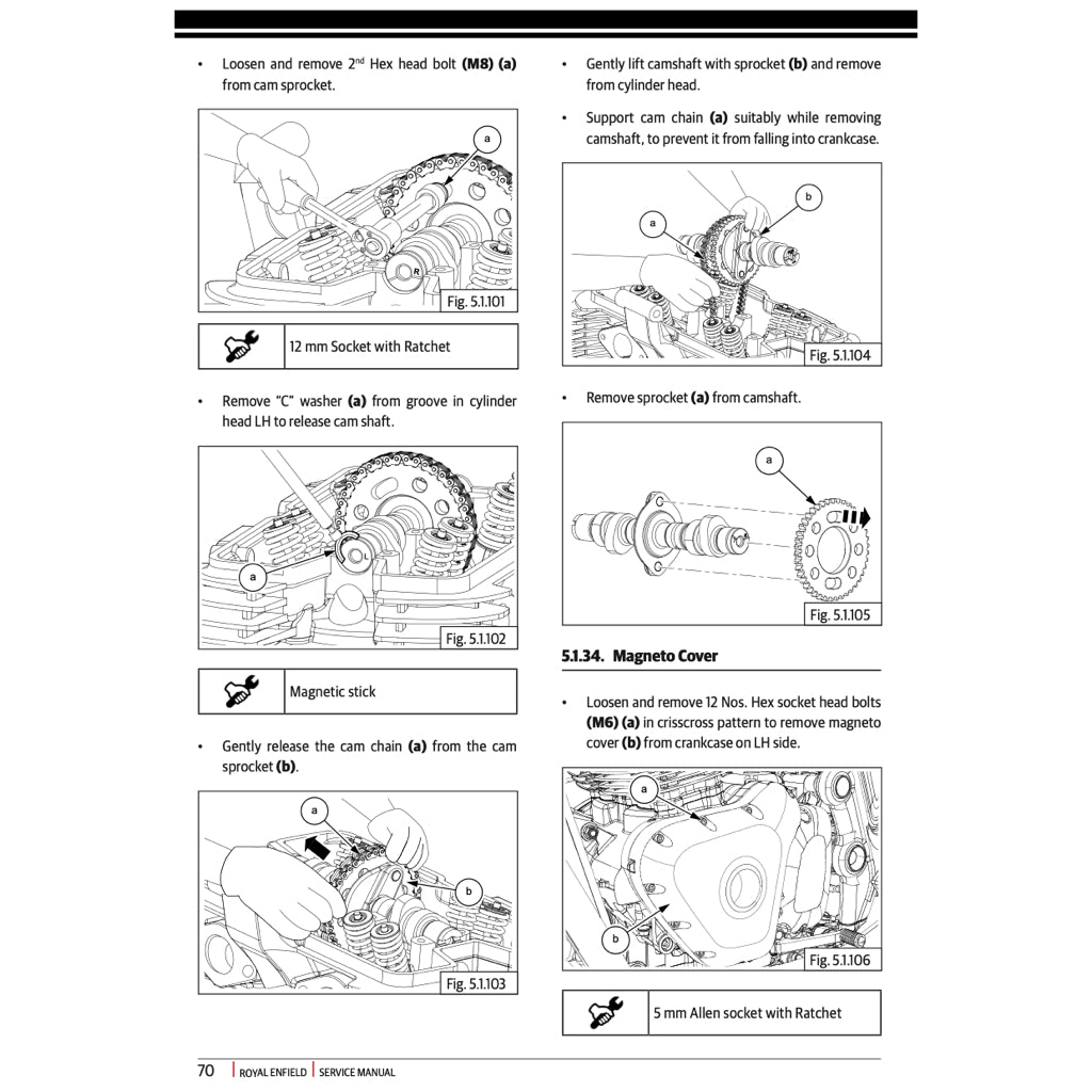 ROYAL ENFIELD INTERCEPTOR TWIN 650 (2018-2023) SERVICE WORKSHOP MANUAL + OWNER'S MANUAL