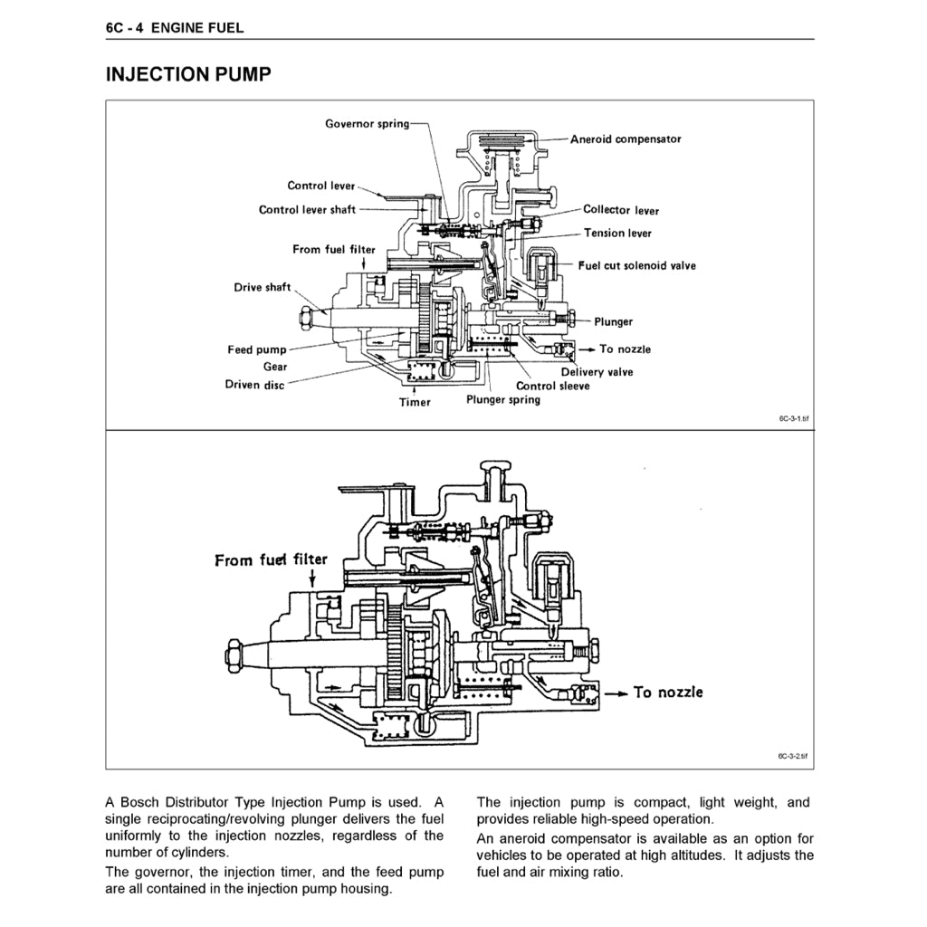 ISUZU ENGINE 4J SERIES (B1/B1T/B1TC/G2) SERVICE WORKSHOP MANUAL