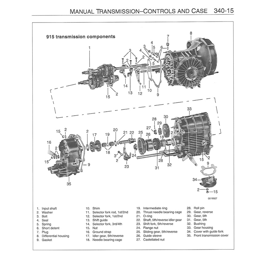 PORSCHE 911 CARRERA (1984-1989) SERVICE WORKSHOP MANUAL + PARTS CATALOGUE