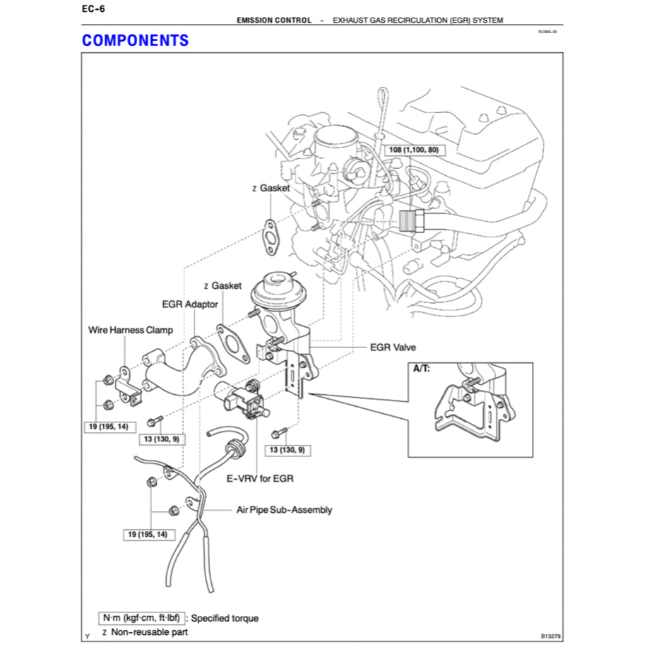 TOYOTA ENGINE 5L-E SERVICE REPAIR WORKSHOP MANUAL HILUX/LAND CRUISER/HIACE/FORTUNER