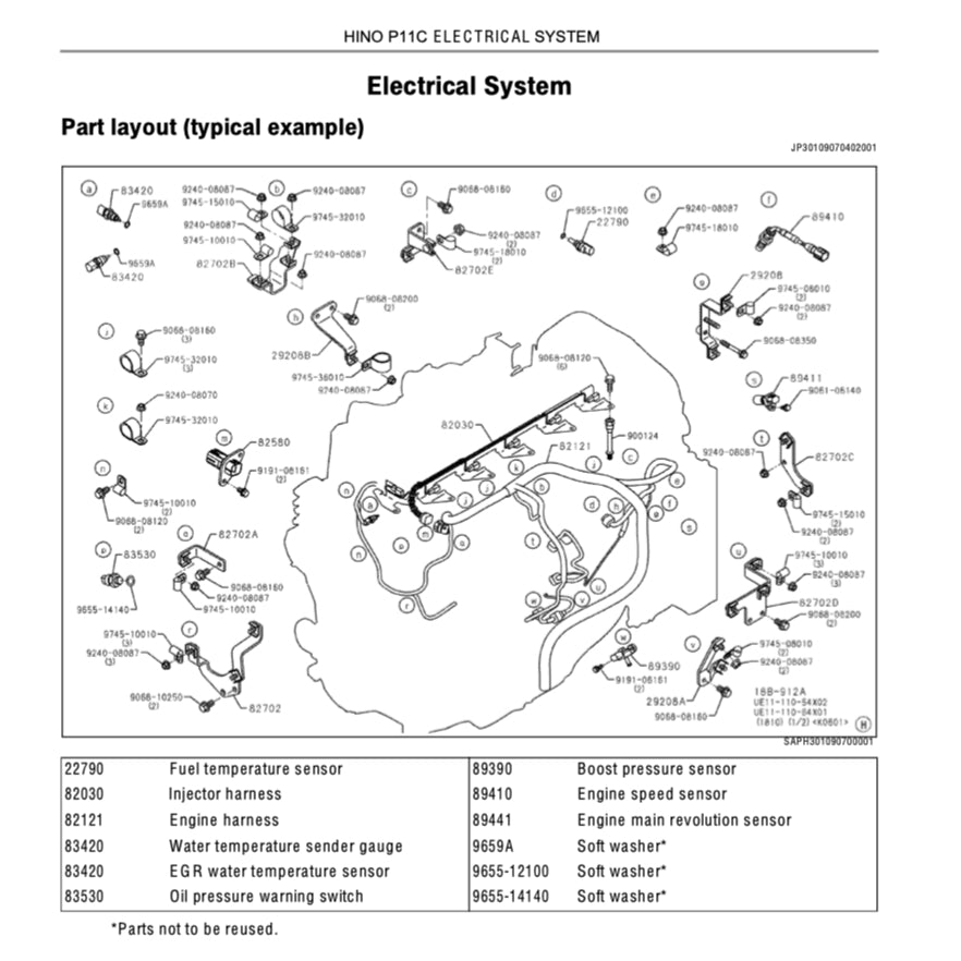 HINO ENGINE P11C WORKSHOP SERVICE REPAIR MANUAL + PARTS CATALOGUE