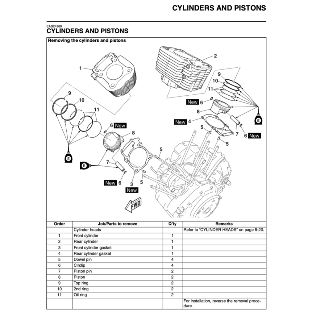 YAMAHA XVS950 MIDNIGHT STAR (2009-2015) SERVICE WORKSHOP MANUAL + OWNER'S MANUAL