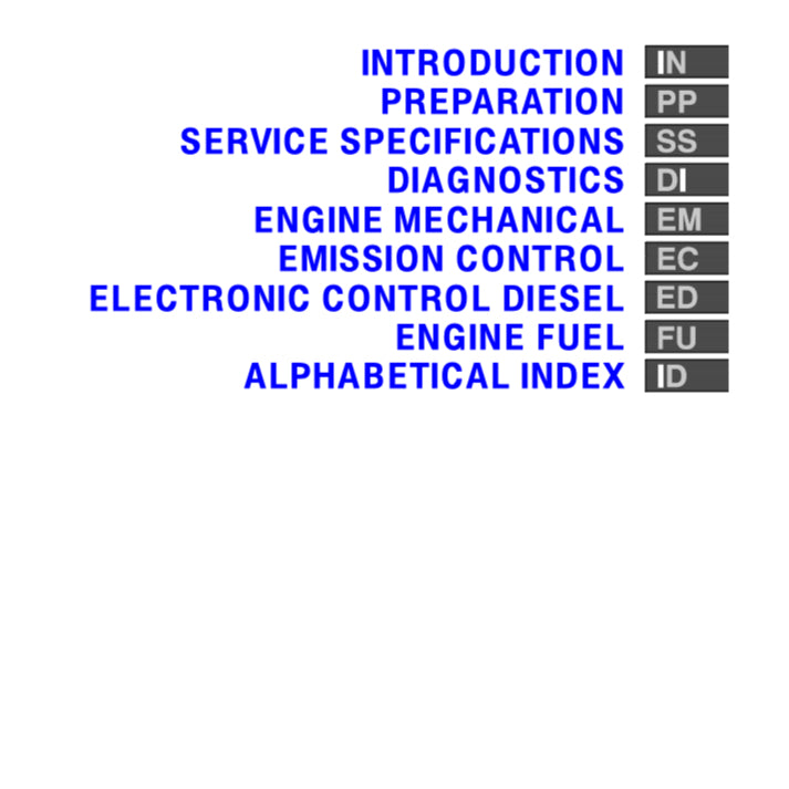 TOYOTA ENGINE 5L-E SERVICE REPAIR WORKSHOP MANUAL HILUX/LAND CRUISER/HIACE/FORTUNER