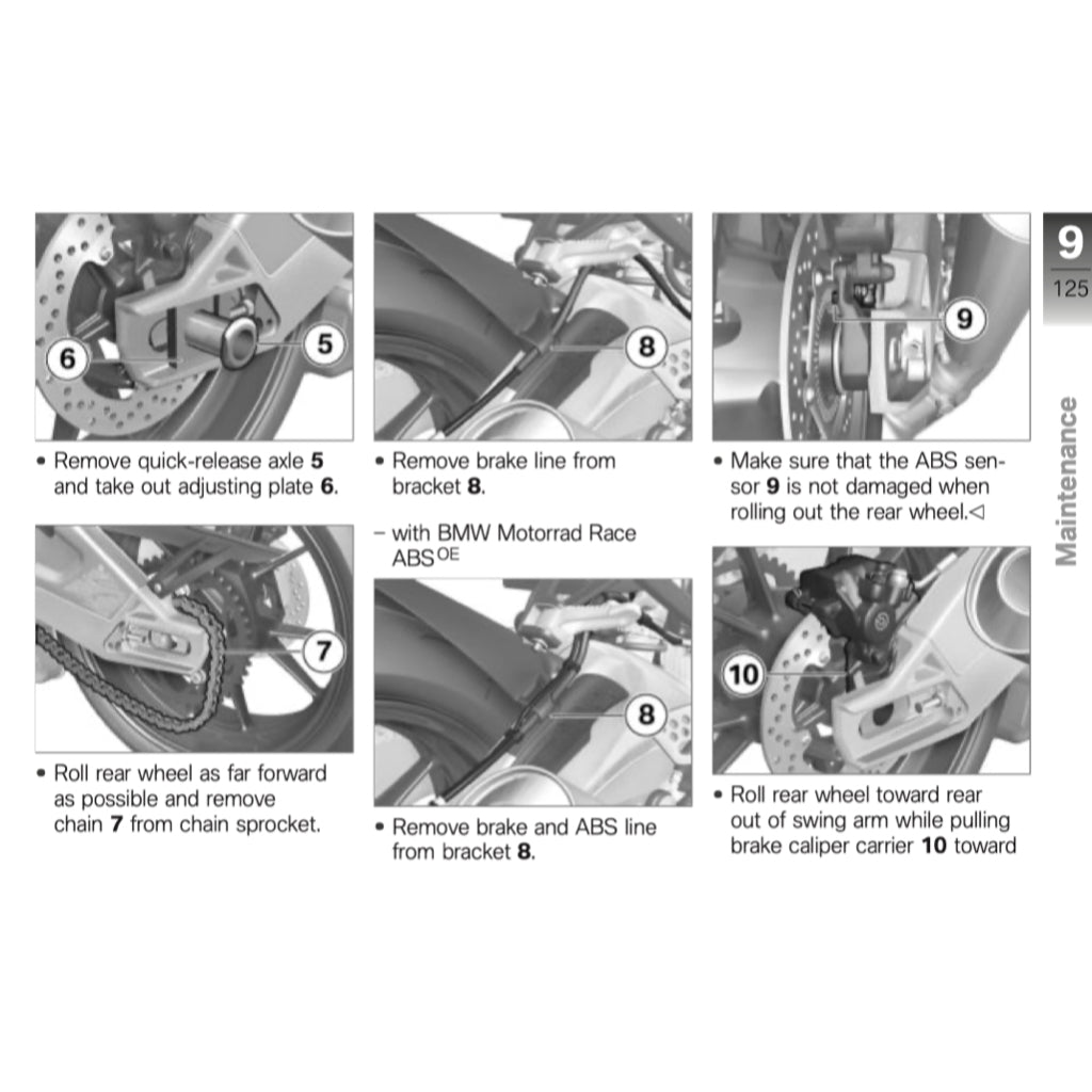 BMW S1000RR K46 MK3 (2012-2014) SERVICE WORKSHOP MANUAL + OWNER'S MANUAL