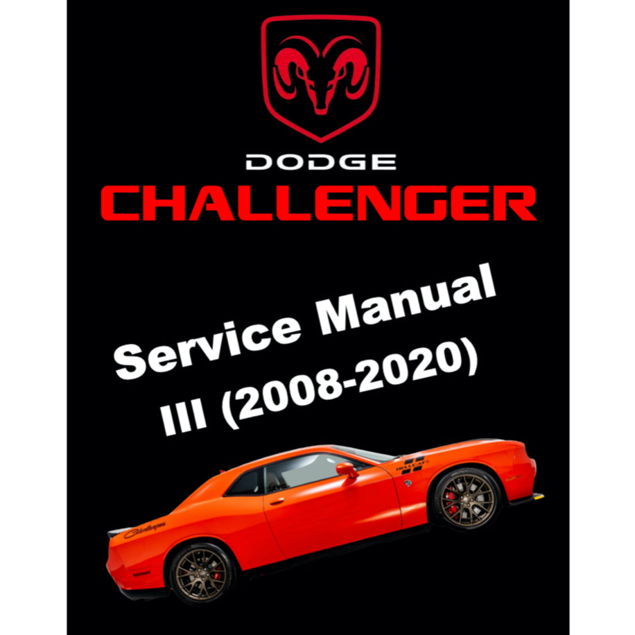 DODGE CHALLENGER III (2008-2020) SERVICE WORKSHOP MANUAL