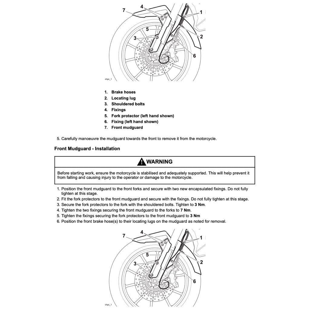 TRIUMPH TIGER 1200 XCX (2016-2023) SERVICE WORKSHOP MANUAL + OWNER'S MANUAL