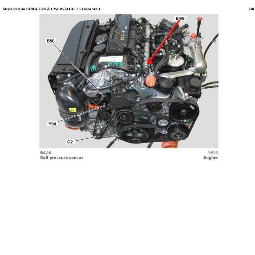 MERCEDES BENZ C-CLASS W204 M271 ENGINE (2007-2015) SERVICE WORKSHOP MANUAL