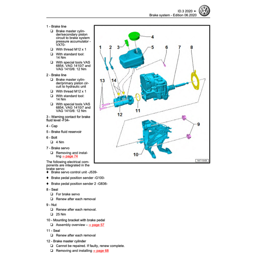 VW ID.3 EV (2020-2023) SERVICE WORKSHOP MANUAL