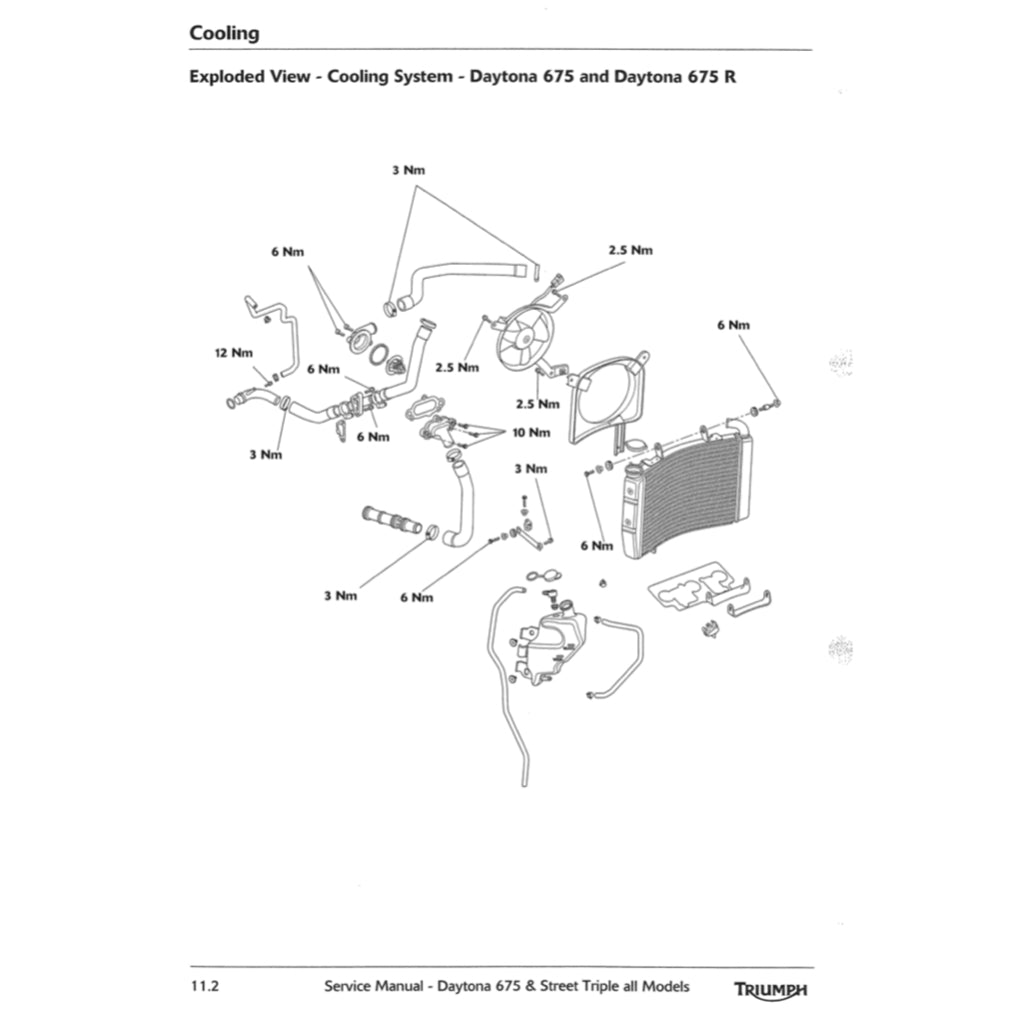 TRIUMPH STREET TRIPLE/DAYTONA 675 R (2009-2012) SERVICE WORKSHOP MANUAL + OWNER'S MANUAL