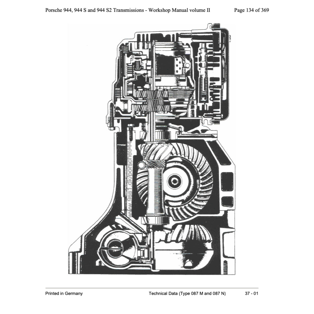 PORSCHE 944 (1982-1991) SERVICE WORKSHOP MANUAL + PARTS CATALOGUE