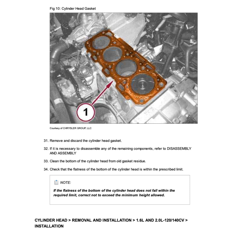 JEEP RENEGADE (2014-2023) SERVICE WORKSHOP MANUAL