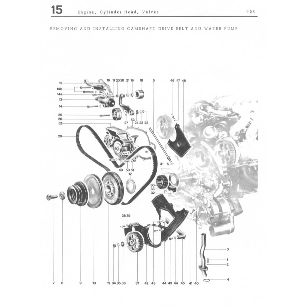 PORSCHE 928 (1977-1995) SERVICE WORKSHOP MANUAL + PARTS CATALOGUE