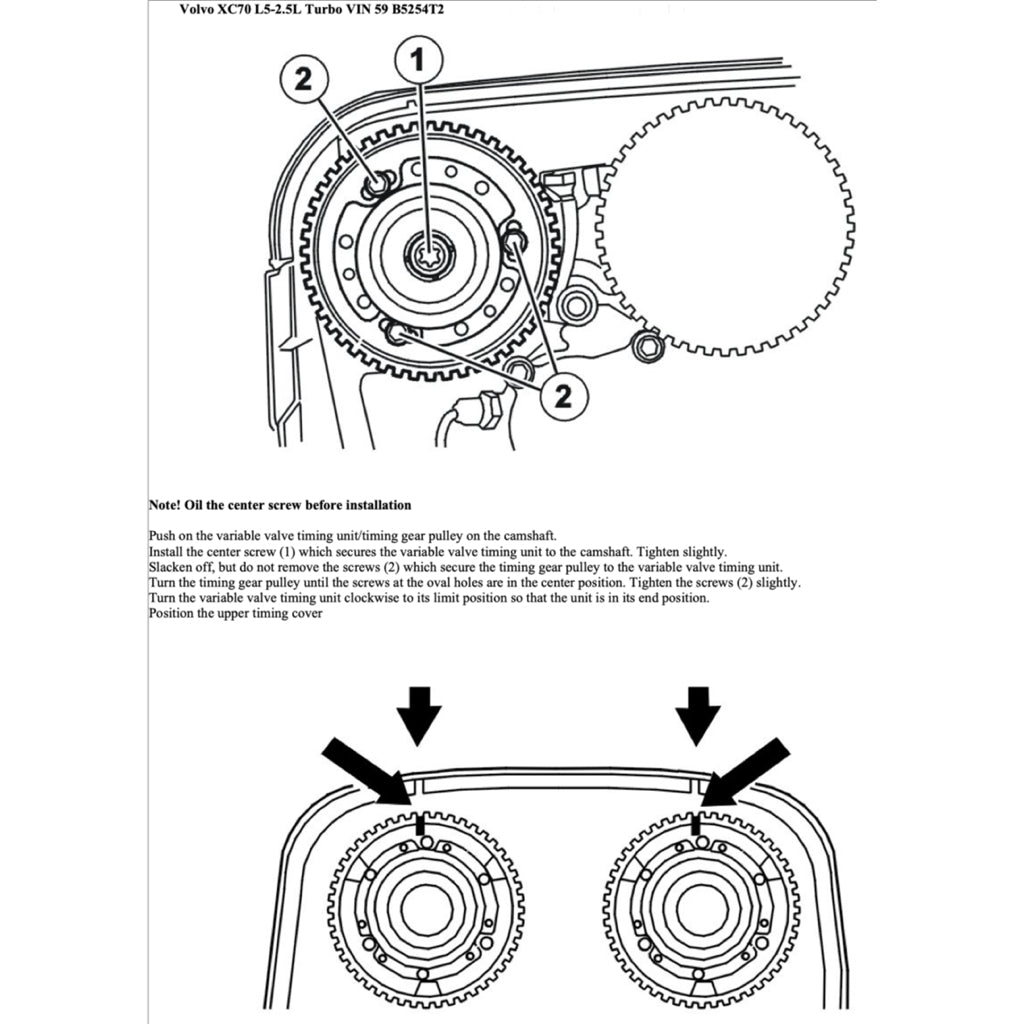 VOLVO V70 XC (2000-2007) SERVICE WORKSHOP MANUAL