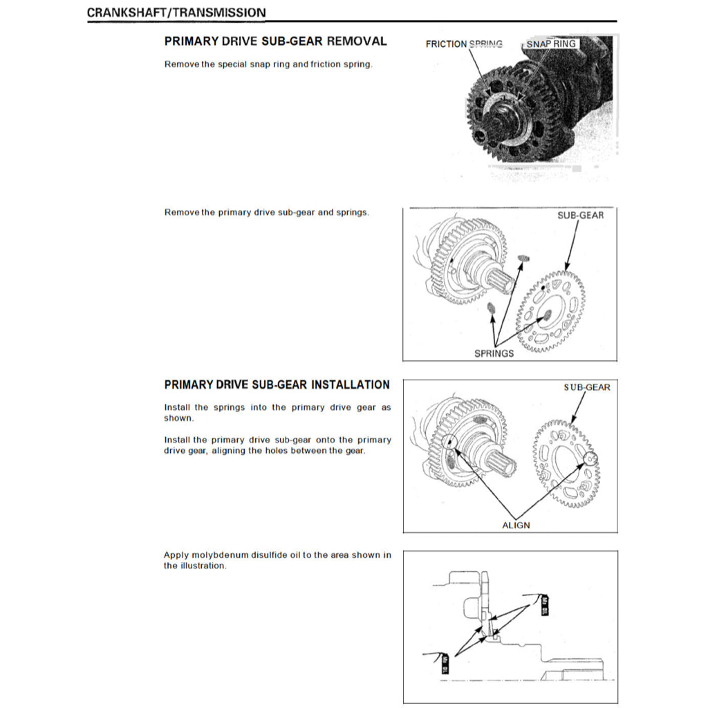 HONDA CBR929RR SC44 (2000-2002) SERVICE WORKSHOP MANUAL + PARTS CATALOGUE + OWNER'S MANUAL