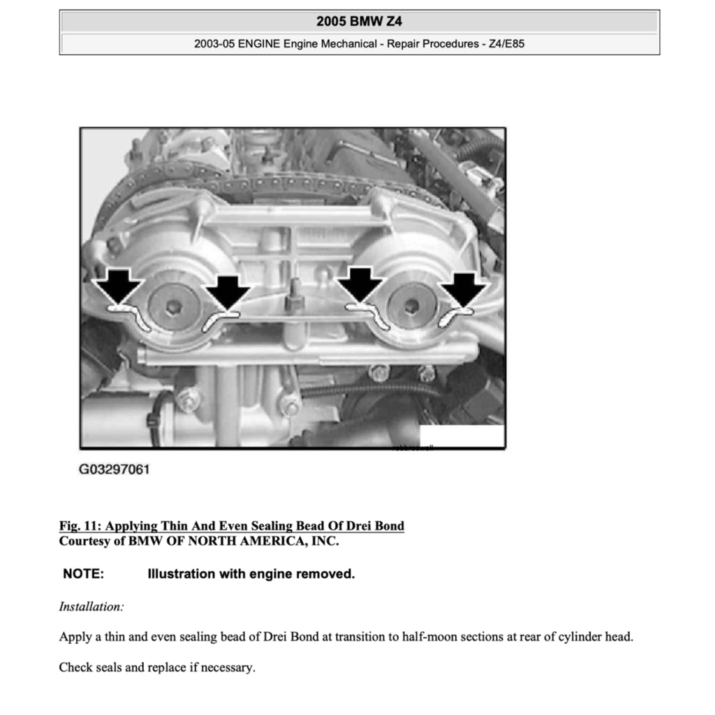 BMW Z4 E85/E86 (2002-2008) SERVICE WORKSHOP MANUAL