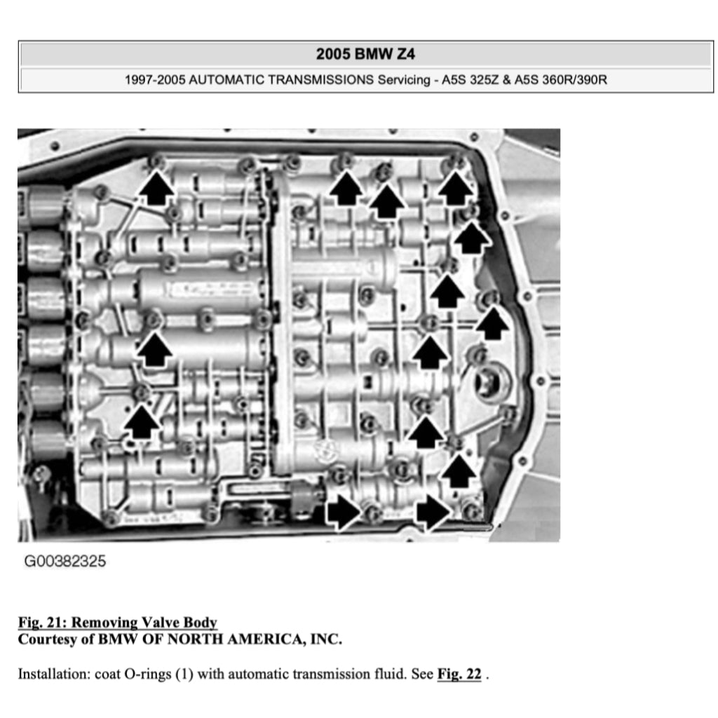 BMW Z4 E85/E86 (2002-2008) SERVICE WORKSHOP MANUAL