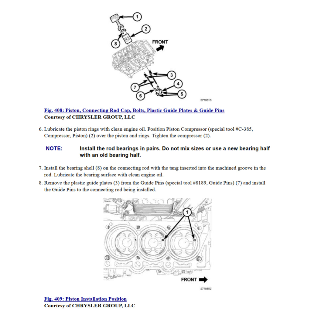 DODGE CHALLENGER III (2008-2020) SERVICE WORKSHOP MANUAL