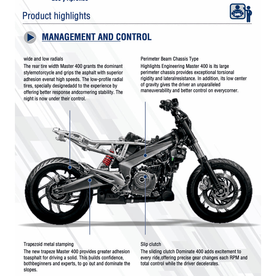 MODENAS DOMINAR 400 400UG (2017-2023) SERVICE WORKSHOP MANUAL + PARTS CATALOGUE +OWNER'S MANUAL