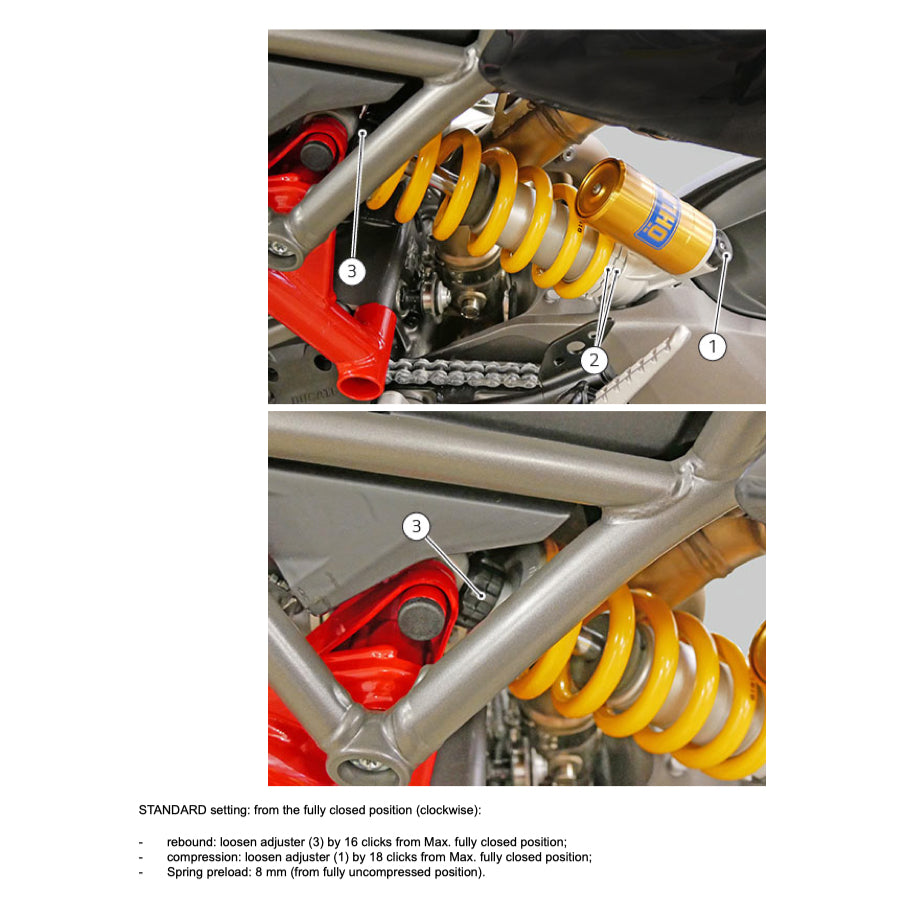 DUCATI HYPERMOTARD 1100/796/821/950SP (2008-2022) SERVICE WORKSHOP MANUAL + PARTS CATALOGUE + OWNER'S MANUAL